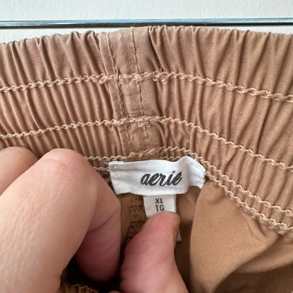 Aerie Brown Cargo Pants - Picture 2 of 5